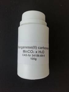 炭酸マンガン(II)水和物 100g MnCO3・H2O 無機化合物標本 試薬 Manganese(II) carbonate
