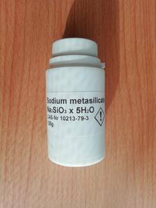 メタケイ酸ナトリウム五水和物 125g Na2SiO3・5H2O Sodium metasilicate 無機化合物標本 試薬 試料 水ガラス原料