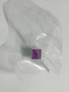 niob10mm angle cube body purple color purity 99.95% rare metal metal origin element specimen sale Cube 1cm angle niobium Nb