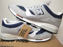 【送料無料 即決】NEW BALANCE UK製 M1500GNW 29.5cm US11.5新品グレーxネイビー灰紺GRAY 30周年記念限定MADE IN ENGLAND英国製 イギリス製_画像6