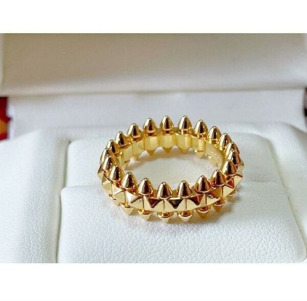 高級!!k18コーティング s925 イエローゴールド リング 指輪