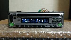 KENWOOD ケンウッド CDデッキ CDプレーヤー オーディオ KDC-2023 50W×4ch 1din 動作OK 12V 【EQ 稀少 海外モデル 北米仕様? カナダ? USDM