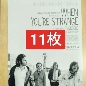 11枚 映画 The Doors: When You're Strange チラシ フライヤー ロックバンド ドアーズ