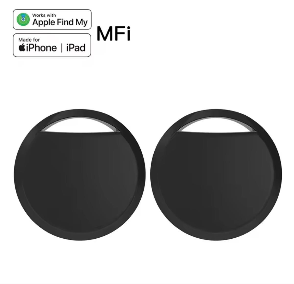 スマートタグ (Apple「探す」に対応) 紛失防止、小型airtag エアタグ