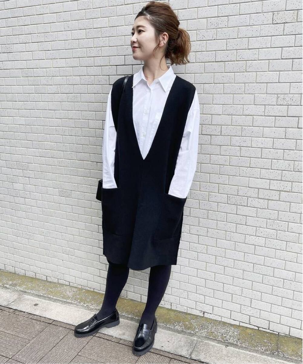 Spick&Span スピックアンドスパン　ニットベスト　2023AW ブラック　新品未使用　 FREE 