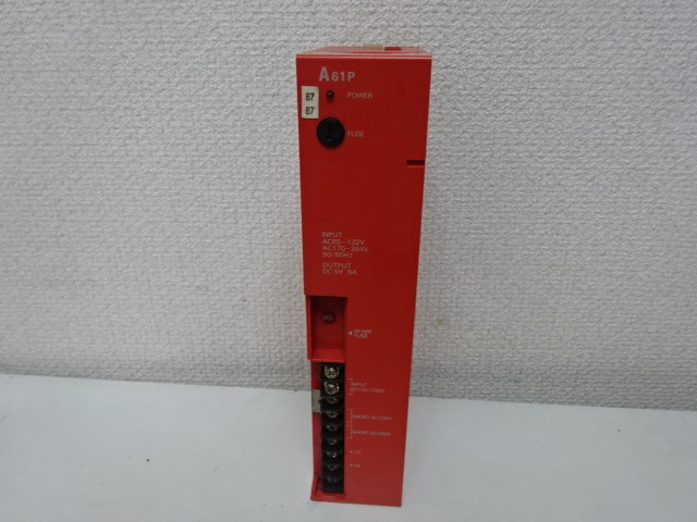 アウトレット 美品 \新品/三菱 電源ユニッ A61P 電源ユニット PLC