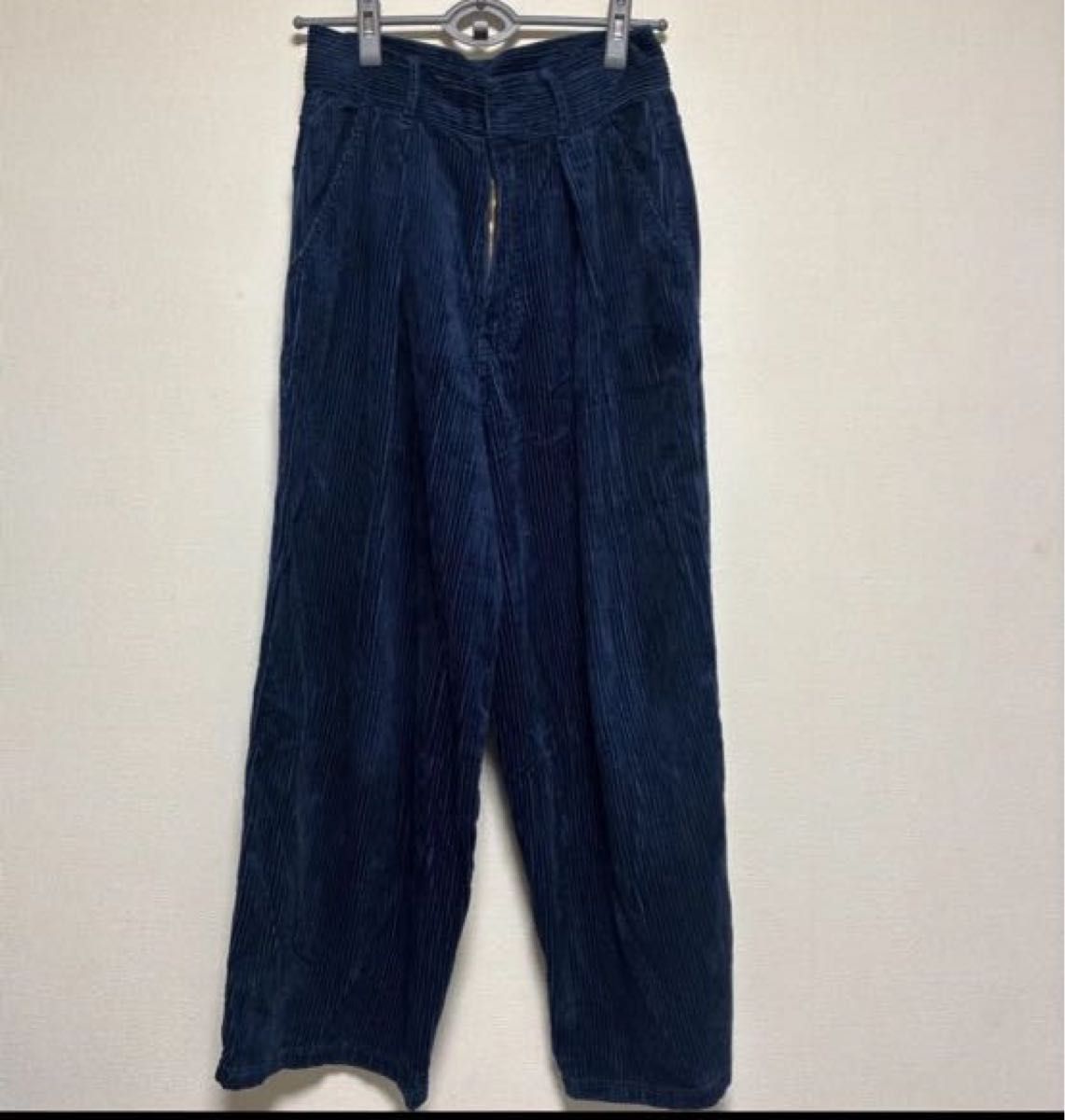 niko and ネイビー コーデュロイワイドパンツ　 3