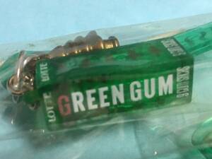 携帯ストラップ グリーンガム ロッテガム GREEN GUM フィギュア マスコット アクセサリー スマホ グッズ