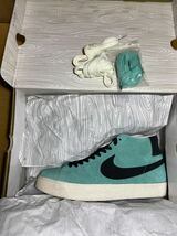 美品 NIKE BLAZER SB us9 27.0 ナイキ ブレーザー ティファニー ブレザー スエード 310801-401 Tiffany_画像10