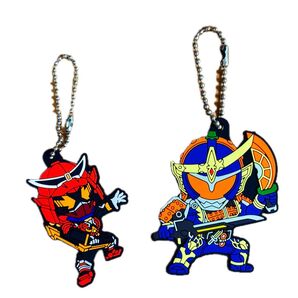 仮面ライダー鎧武・仮面ライダーガッチャードあっぱれ武士道 カプセルラバーマスコット