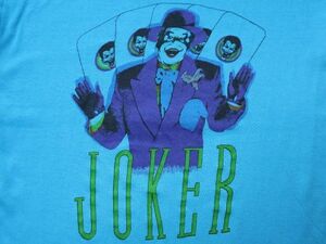 80s 映画 BATMAN THE JOKER ジャック ニコルソン ビンテージ Tシャツ // 90s JACK NICHOLSON ジョーカー DARK NIGHT ダークナイト ムービー