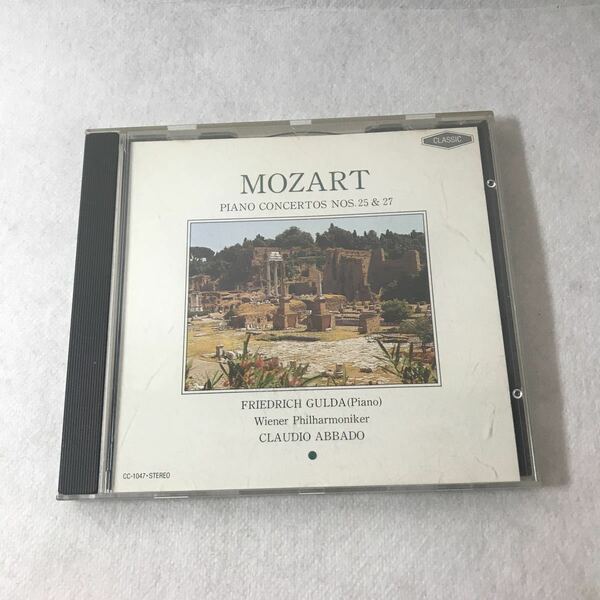 CD MOZART piano concertos no.25&27