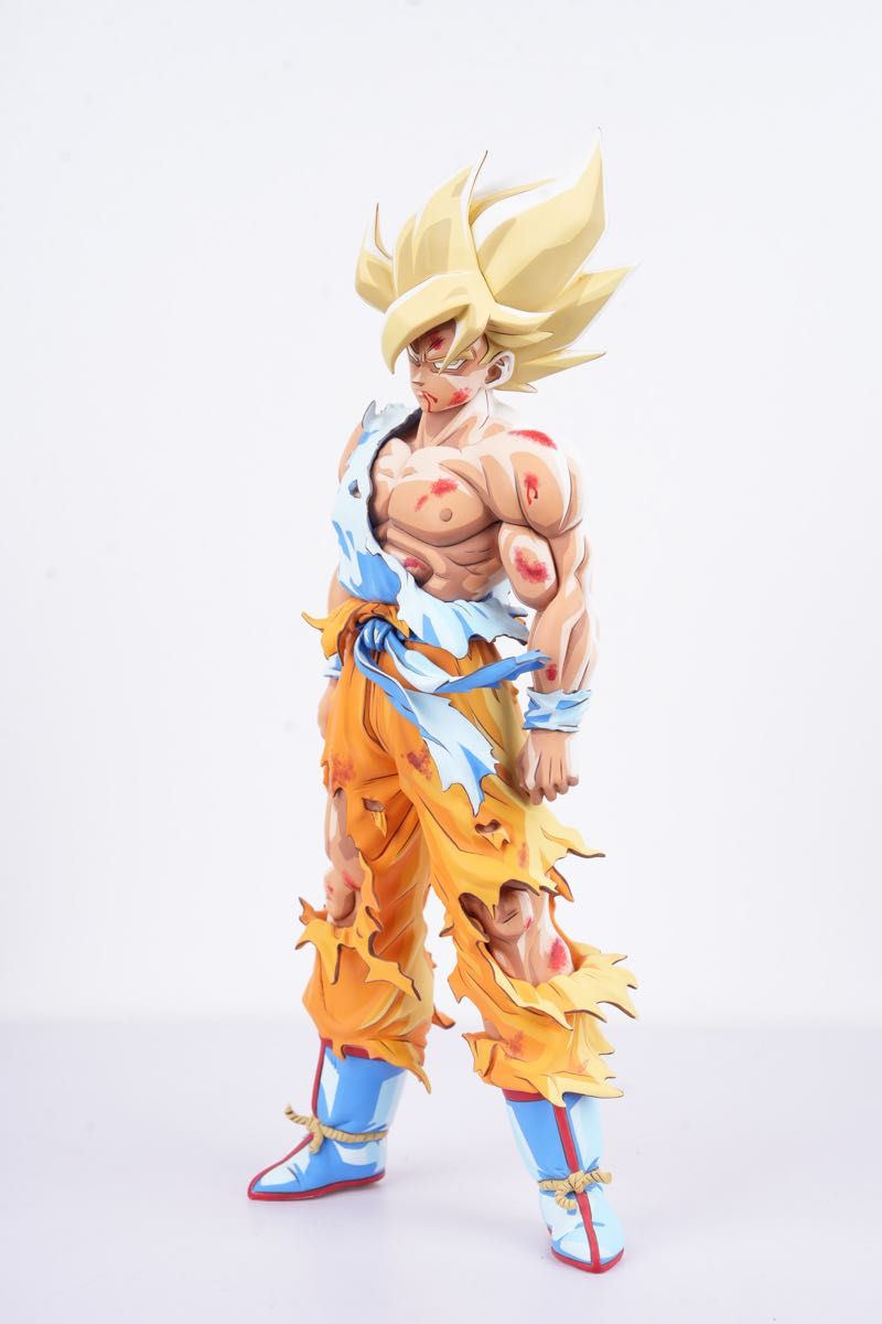 ドラゴンボールZ 伝説の超サイヤ人 孫悟空 二次元彩色　リペイント フィギュア