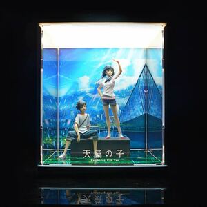 ※ケースのみ POP UP PARADE 天気の子 天野陽菜 森嶋帆高 フィギュア /専用/ アクリル ショーケース 展示ケース グッドスマイルカンパニー