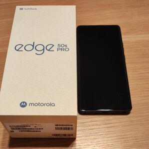 motorola edge 50s pro ブラックビューティー Softbank
