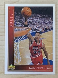 NBA Trading Card Scottie Pippen Upper Deck 93-94 The Last Dance ピッペン Chicago Bulls シカゴブルズ 90年代