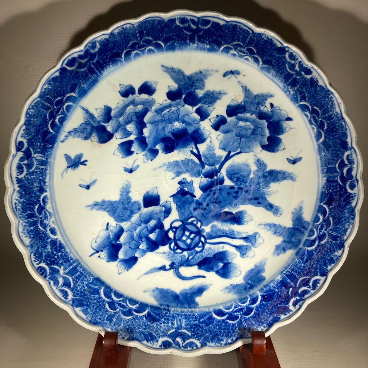 古伊万里 染付 獅子図 大皿 44cm | www.ddechuquisaca.gob.bo