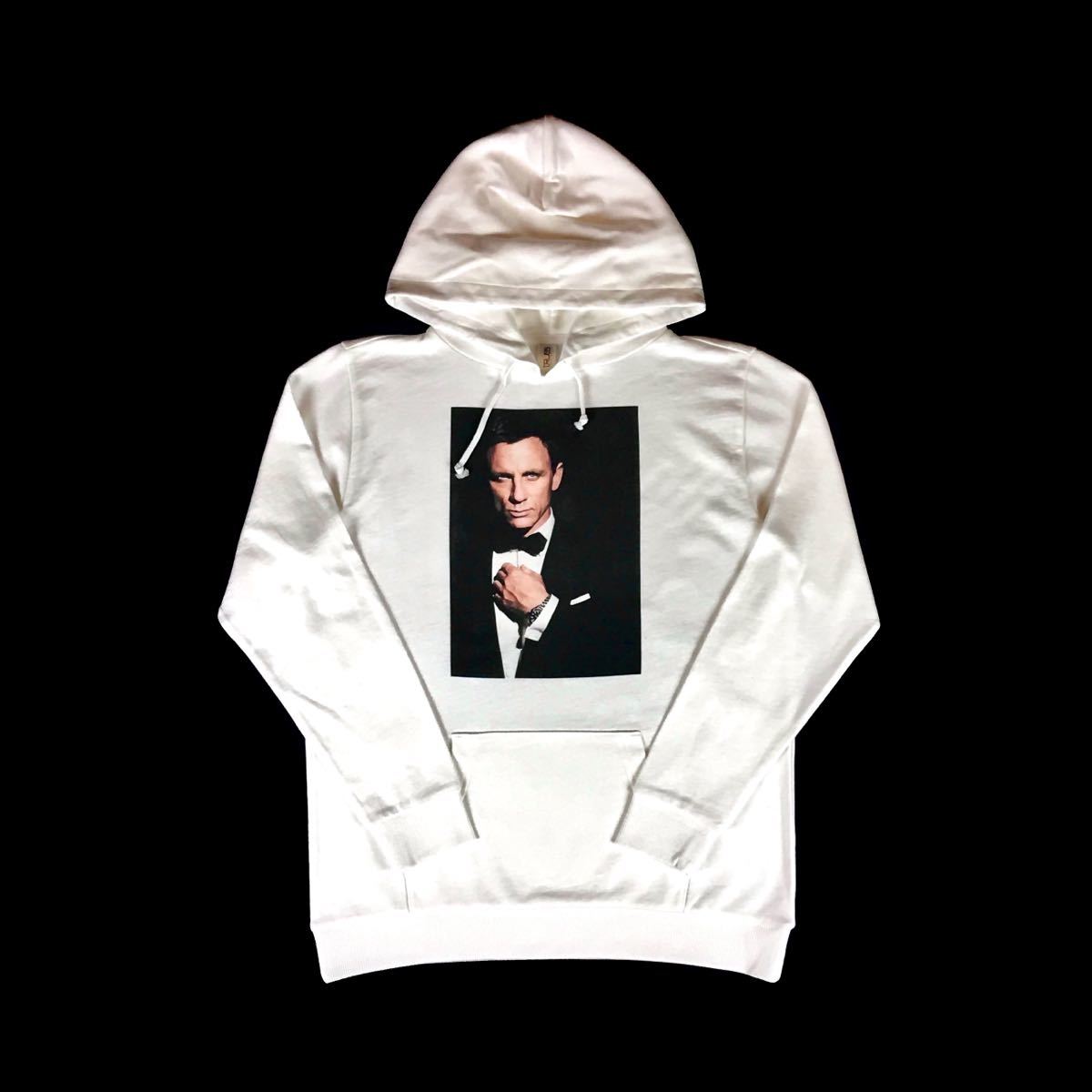 新品 大きい オーバー サイズ XXL XXXL 対応 イギリス スパイ 007 ジェームズ ボンド ダニエル クレイグ ビッグ パーカー Tシャツ ロンT 可