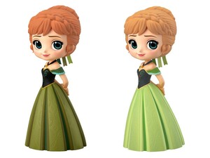 Qposket Q posket Disney Characters アナと雪の女王　Anna Coronation Style- アナ　通常カラー＆レアカラー　全2種セット