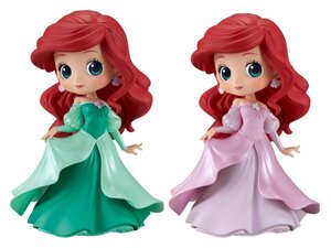 Q posket Disney Characters 　Ariel Princess Dress アリエル　通常カラー&レアカラー　全2種セット 　Qposket