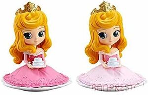 Q posket SUGIRLY Disney Characters Princess Aurora　オーロラ姫 通常カラー&レアカラー　全2種セット 　Qposket
