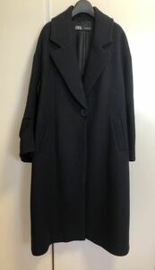  beautiful goods * rare size * complete sale ZARA Zara over coat long coat easy coat navy XS