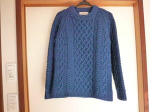  Britain made tea tag Inverallan knitted sweater 1A beautiful goods 