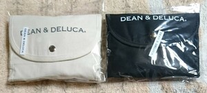 ショッピングバッグ　【　DEAN & DELUCA ショッピングバッグ　】　ナチュラル　ブラック　ディーン&デルーカ