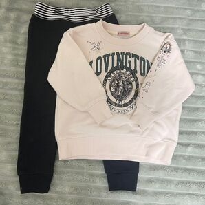 裏起毛 トレーナー ロングパンツ まとめ売り キッズ服100