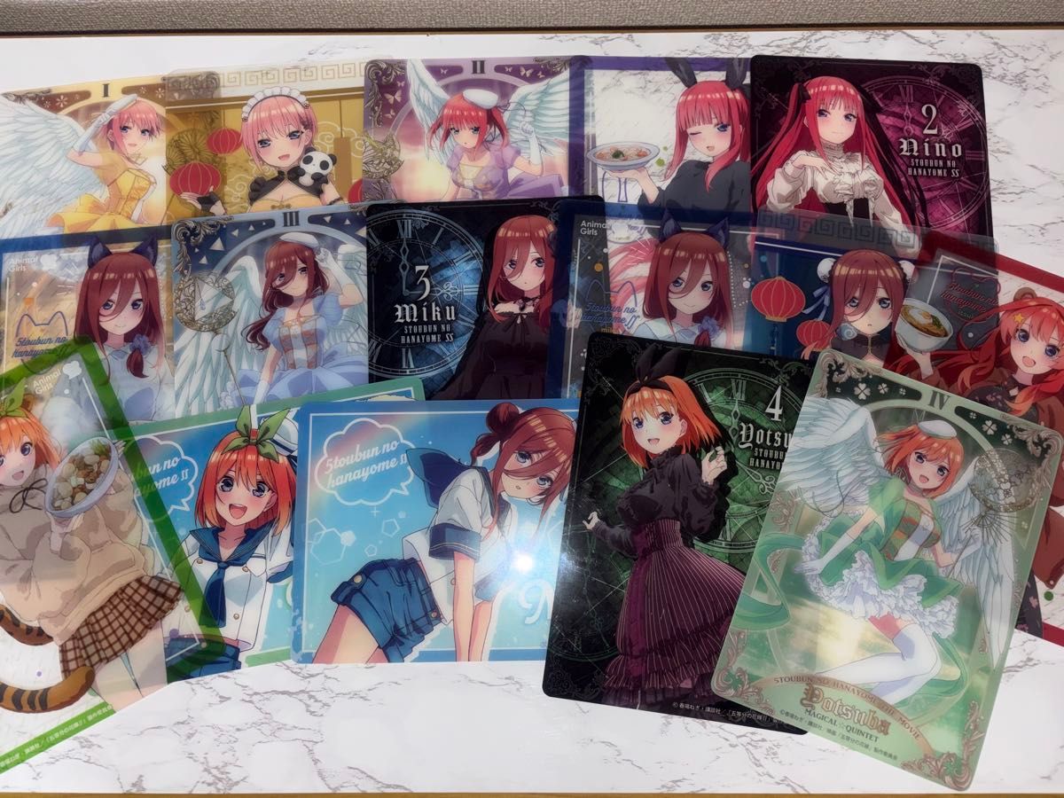 五等分の花嫁 缶バッジ まとめ売り 中野一花 二乃 三玖 四葉 五月