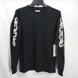 [XS]SATURDAYS NYC Sata te-z New York / long T/ black 