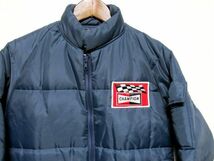 ★美品★80's CHAMPION SPARK PLUG 中綿 レーシング ジャケット S★ネイビー ナイロン チャンピオン A&Eagle Collection製 USA ビンテージ_画像3