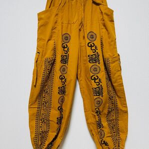 【新品】 男女兼用 ラムナミ柄エスニックパンツ 藤井風さん愛用