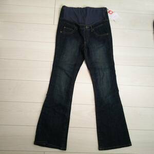  tag attaching / unused * west pine shop elfin doll maternity Denim pants jeans M*