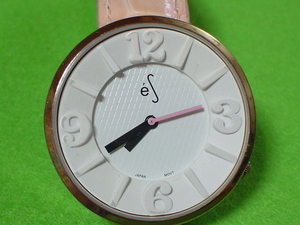  редкий товар дизайн E*S. наручные часы белый 