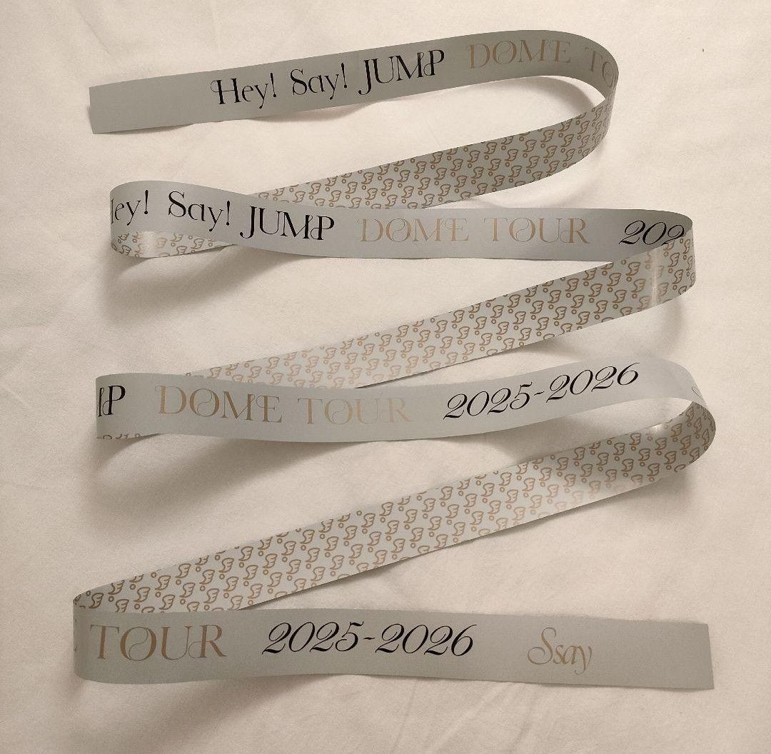 Hey!Say!JUMP DOME TOUR Ssay 銀テープ 銀テ 白