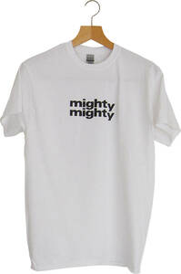 バックプリントあり 【新品】Mighty Mighty Tシャツ Sサイズ ギターポップ ネオアコ パワーポップ Cherry Red Size S