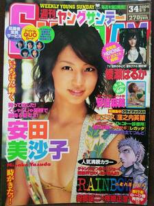 週刊ヤングサンデー 2004年No.34 グラビア切り抜き 綾瀬はるか 安田美沙子 安倍麻美