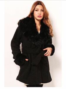  gorgeous rabbit fur wool gown coat inside side boa down coat rienda Max Mara Moncler 