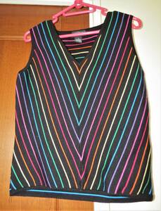 WORLD REPUBLIC CLOTHING CO. stripe & border the best silk 55%