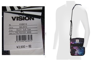  быстрое решение #*VISION STREET WEAR*#VSGN216 поясная сумка сумка на плечо 2WAY