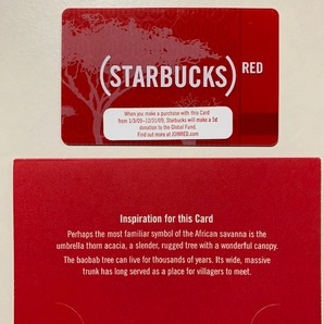 アメリカUSAスターバックスカード★(RED)レッド