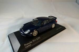  бесплатная доставка 1/43 Minichamps производства Porsche 911 GT3 1999 голубой металлик 