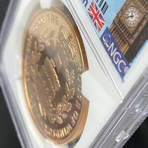 【鑑定4枚】2017年 イギリス ウィンザー朝 100周年 記念金貨 5ポンド 金貨 NGC PF69UC ER 投資 英国 アンティークコイン モダン 人気の画像10