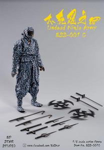 ESS-001C アンデッド・ニンジャ・アーミー 迷彩 1/6スケールフィギュア EdStar 1/6 Undead Ninja Army 不死忍 忍者 軍団