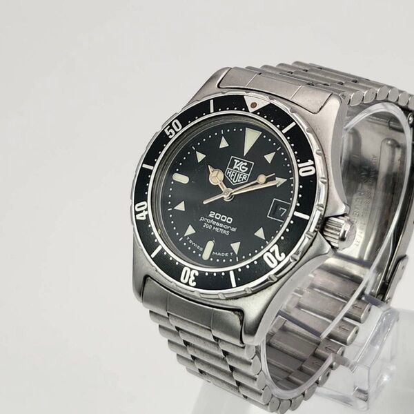 タグホイヤー プロフェッショナル 973.013 ブラック シルバー クォーツ TAG Heuer ダイバー 回転ベゼル