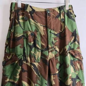 60s[ Англия армия Vintage ] хлопок combat брюки брюки / SIZE 1 / милитари Британия Europe UK P60 Британия армия 