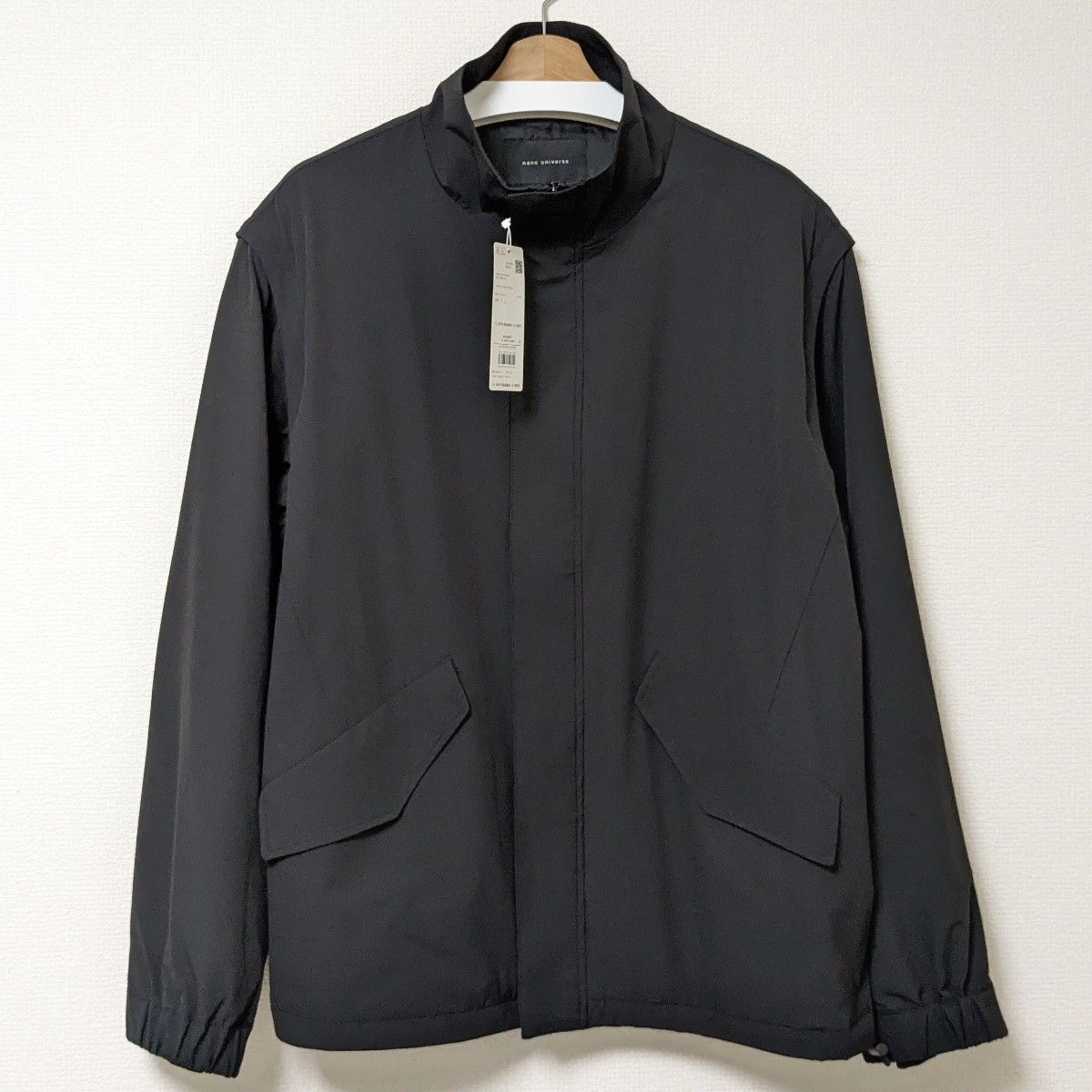 新品「nano universe 2WAYミリタリーブルゾン」L（ナノユニバース