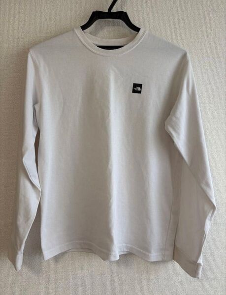 値下げ★THE NORTH FACE ロングTシャツ ロンT 長袖 スクエアロゴ ホワイト