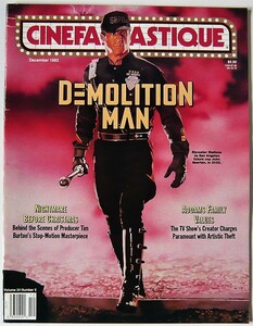 洋書 CINEFANTASTIQUE vol.24 Num5 デモリションマン　ナイトメア・ビフォア・クリスマス